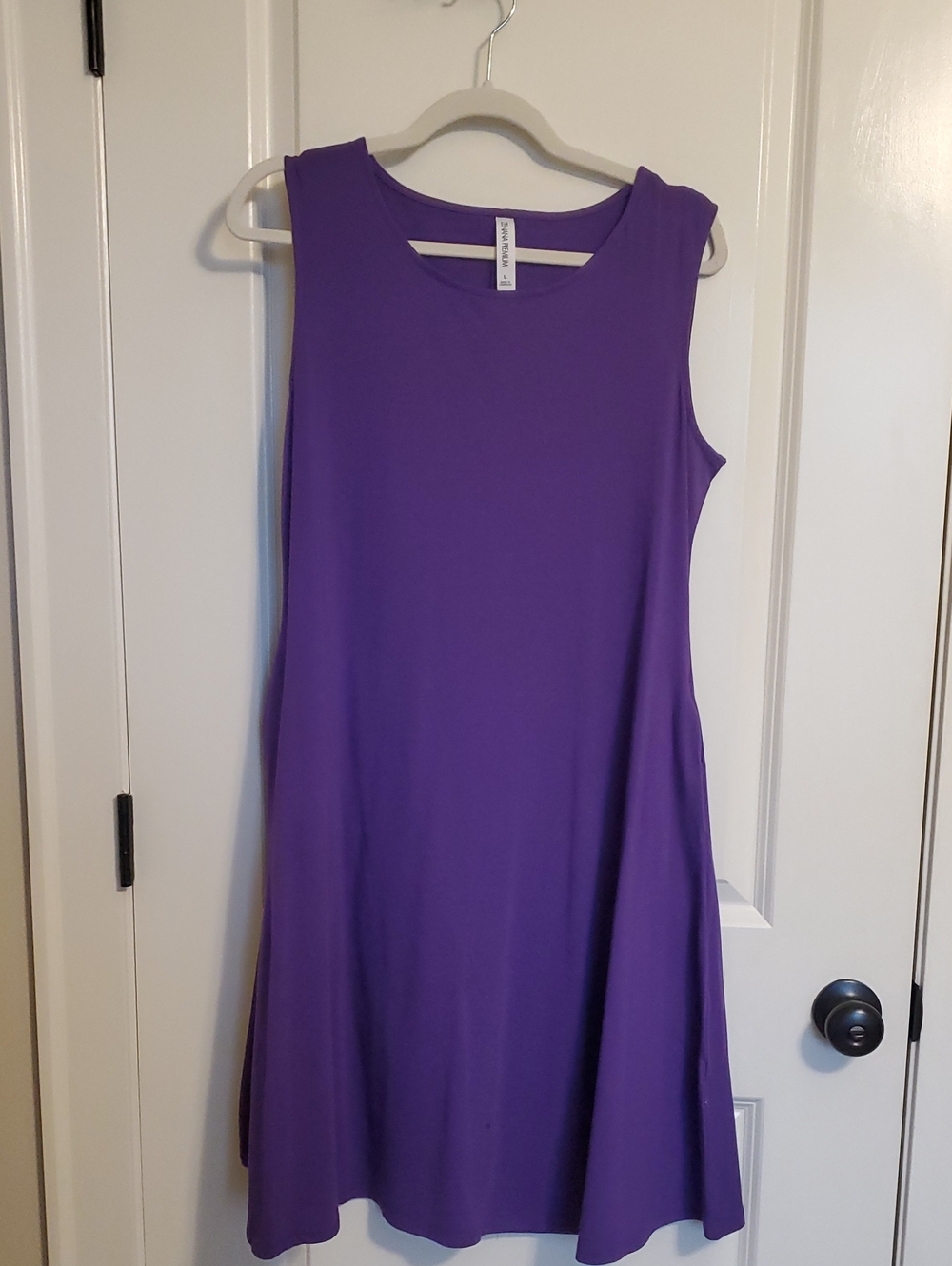 🟠 Sleeveless Purple A-Line Dress NWOT
